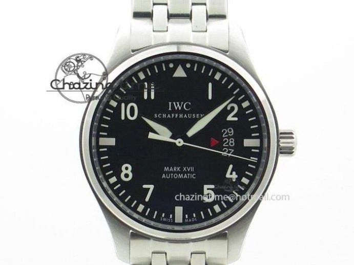 MIROTIME 0326 Efficient Mark XVIII Le Petit Prince IW327001 SS MKS 1:1 Best Edition White Dial On Leather Strap MIYOTA9015 V 7220